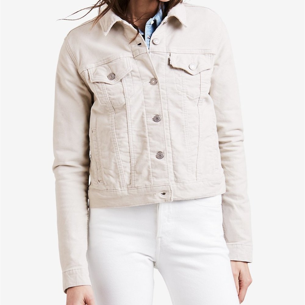 🎉HP🎉 LEVI'S ORIGINAL TRUCKER JACKET PLUSH PUMICE STONE SZ M